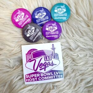 Vegas Super Bowl Pin Bundle